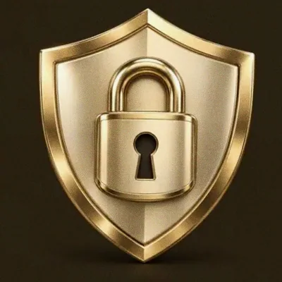 Shield with padlock — Red Lion