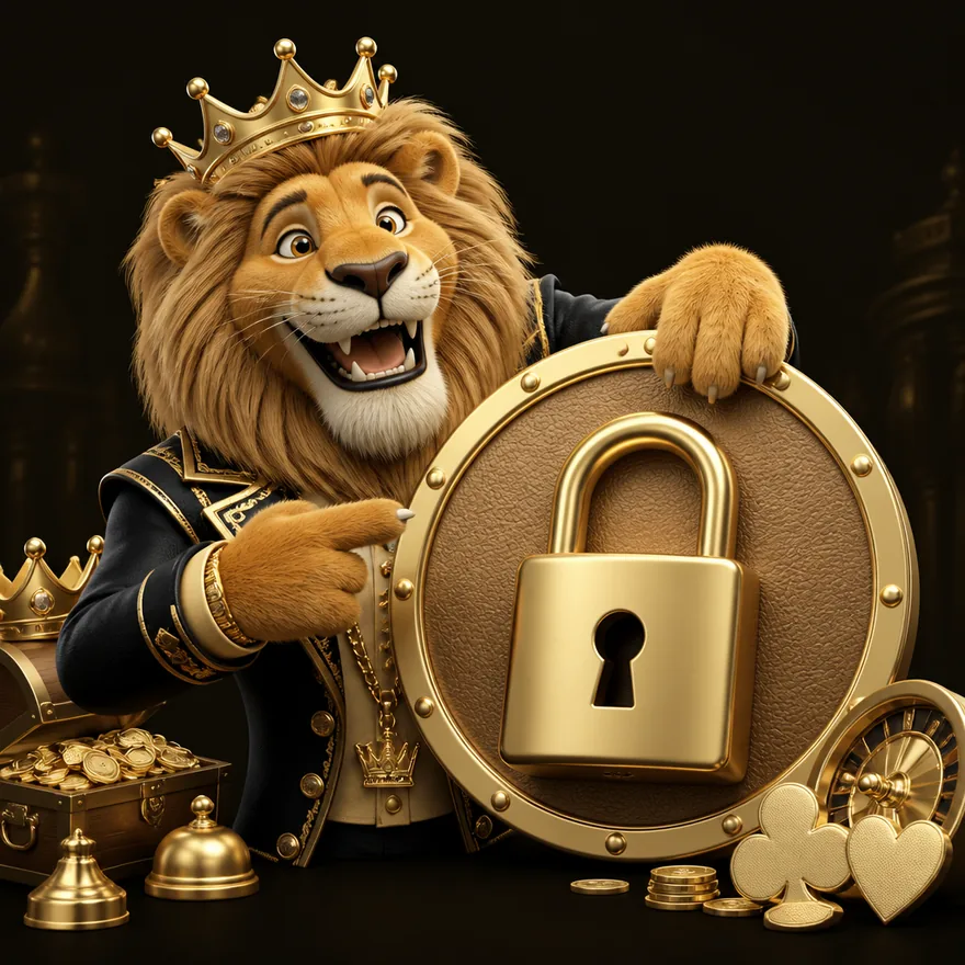 Padlock emblem — Red Lion
