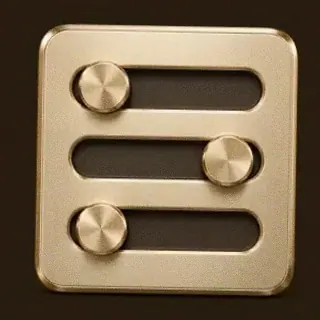 Three-knob control panel — Red Lion