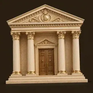 Classical bank building — Red Lion