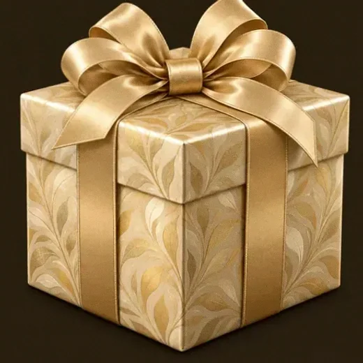 Ribbon gift box — Red Lion