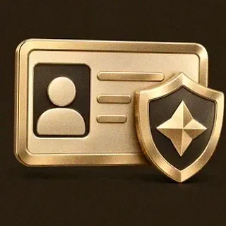 Secure identity card — Red Lion
