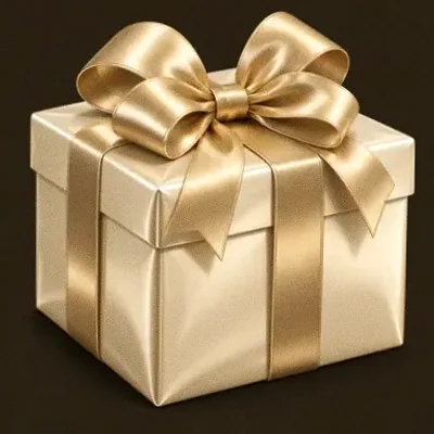 Ribboned gift box — Red Lion