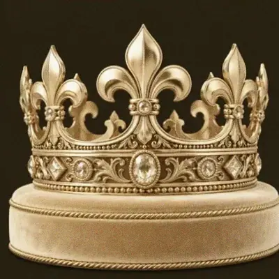 Jeweled royal crown — Red Lion