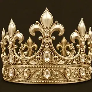 Jeweled royal crown — Red Lion