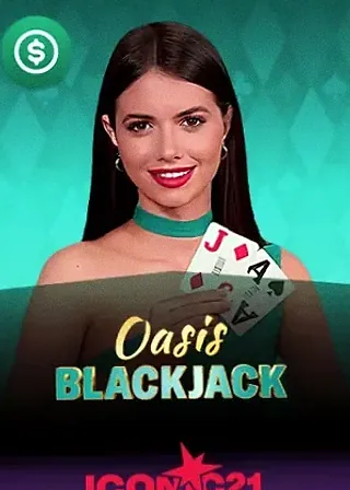 Oasis Blackjack live game cover